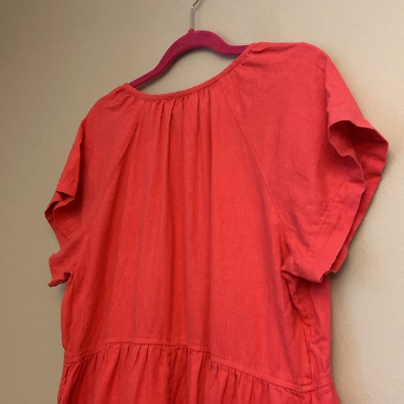 ⭐️Universal Thread Short Sleeve Linen Mini Shift Dress Women's size XL - Picture 5 of 8